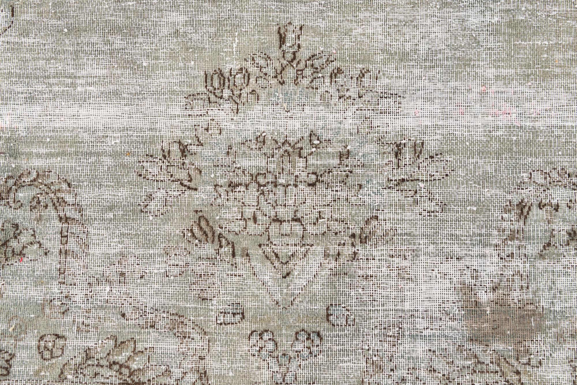 8' 7 x 13' 3 Hand Knotted Ultra Vintage Persian Wool Rug