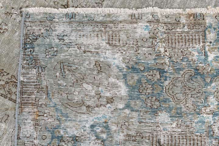 8' 7 x 13' 3 Hand Knotted Ultra Vintage Persian Wool Rug