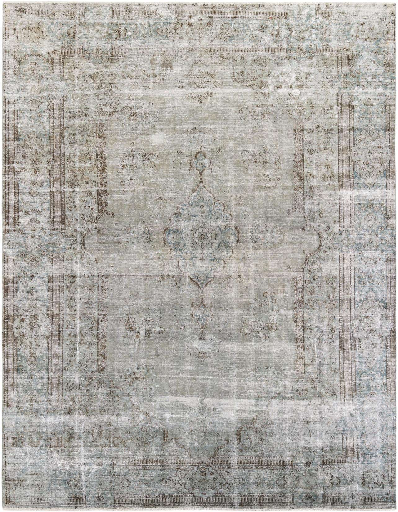 Primary image 8' 7 x 13' 3  Hand Knotted Ultra Vintage Persian Wool Rug