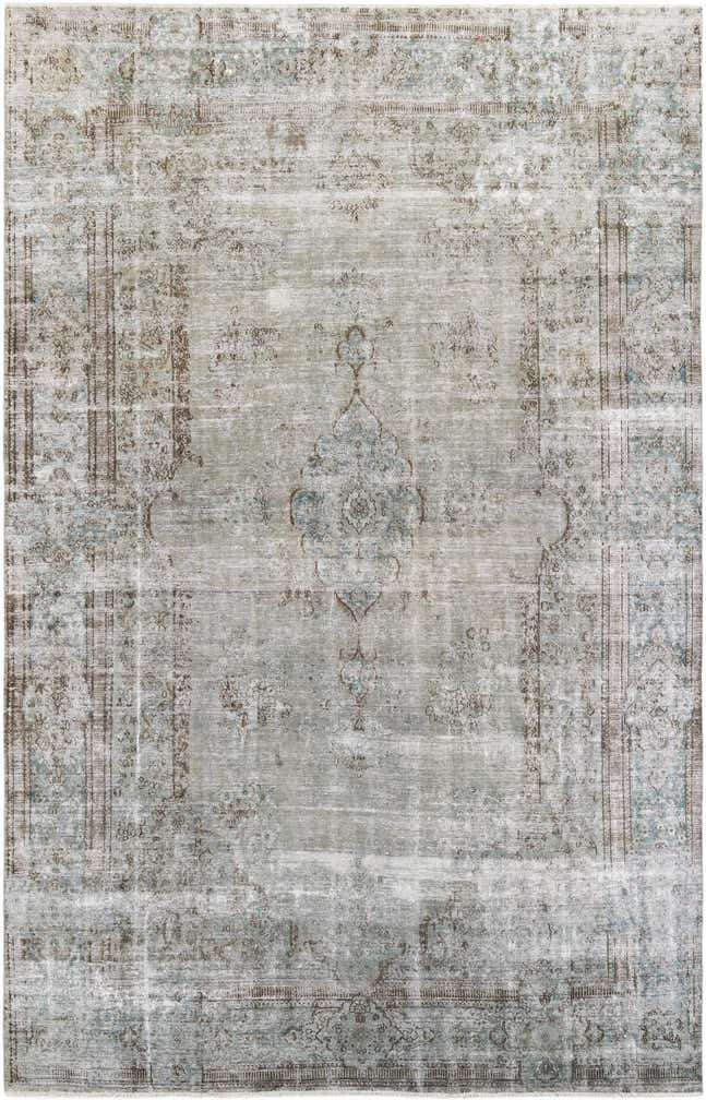 8' 7 x 13' 3 Hand Knotted Ultra Vintage Persian Wool Rug