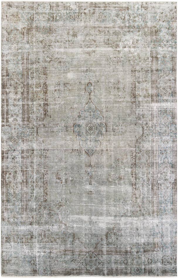 Detail image of 8' 7 x 13' 3 Hand Knotted Ultra Vintage Persian Wool Rug