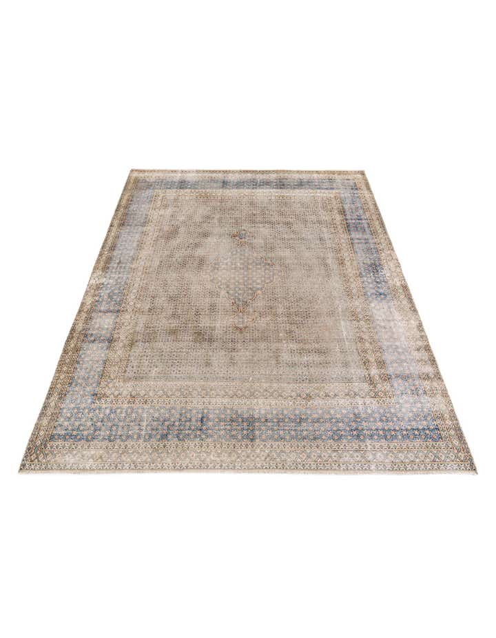 7' 8 x 10' 4 Hand Knotted Ultra Vintage Persian Wool Rug