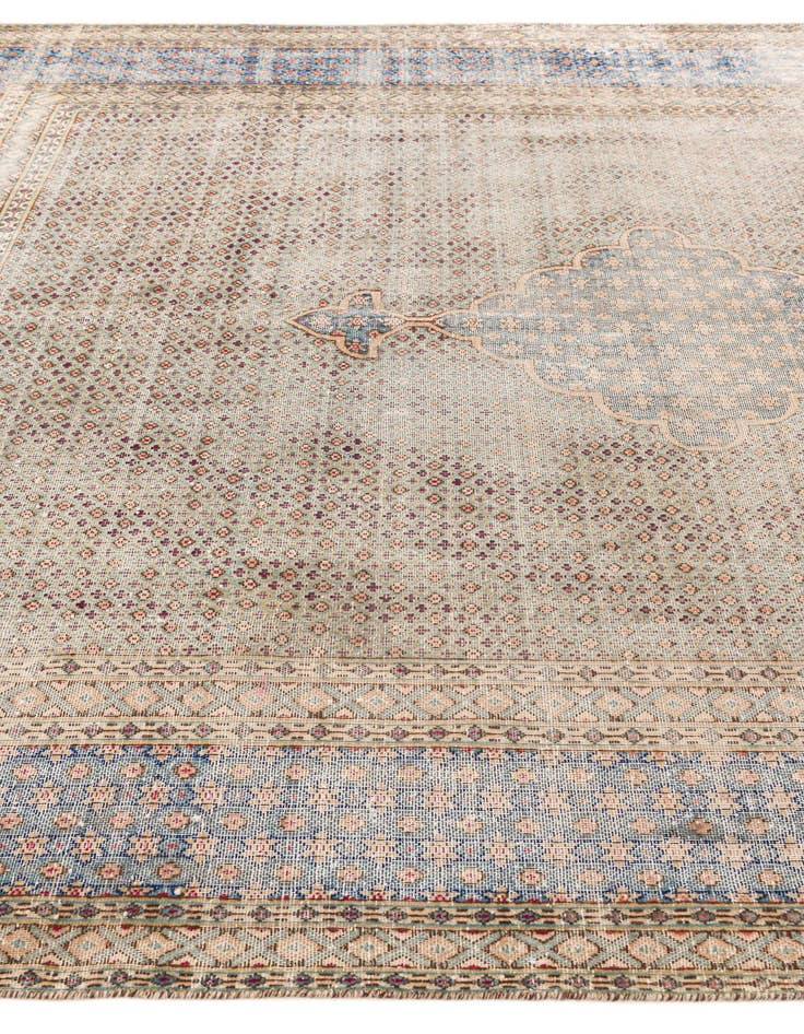 Detail image of 7' 8 x 10' 4  Hand Knotted Ultra Vintage Persian Wool Rug