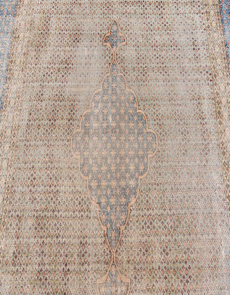 Detail image of 7' 8 x 10' 4  Hand Knotted Ultra Vintage Persian Wool Rug