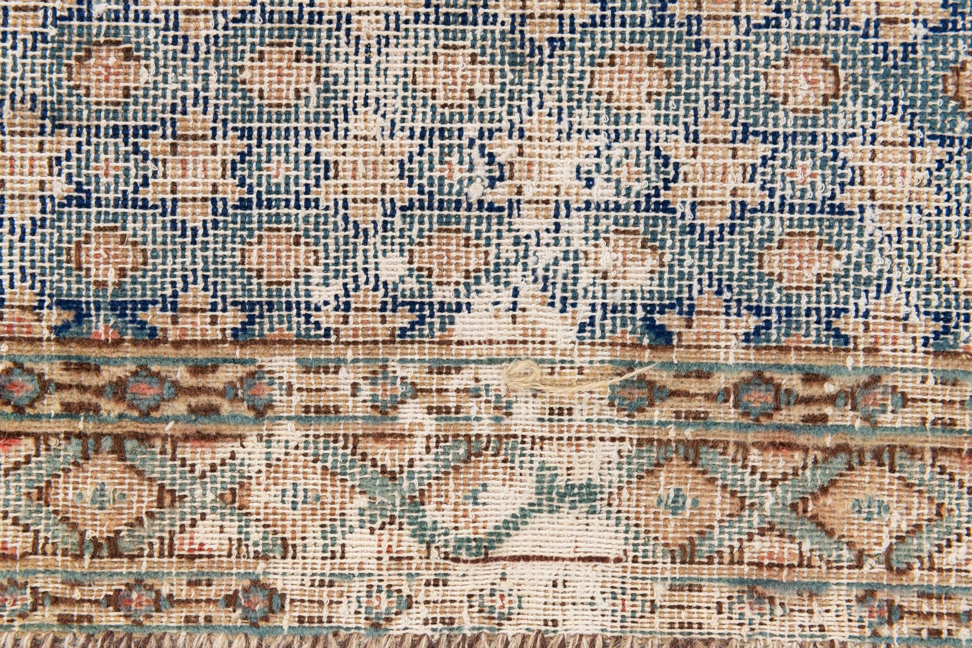 7' 8 x 10' 4 Hand Knotted Ultra Vintage Persian Wool Rug