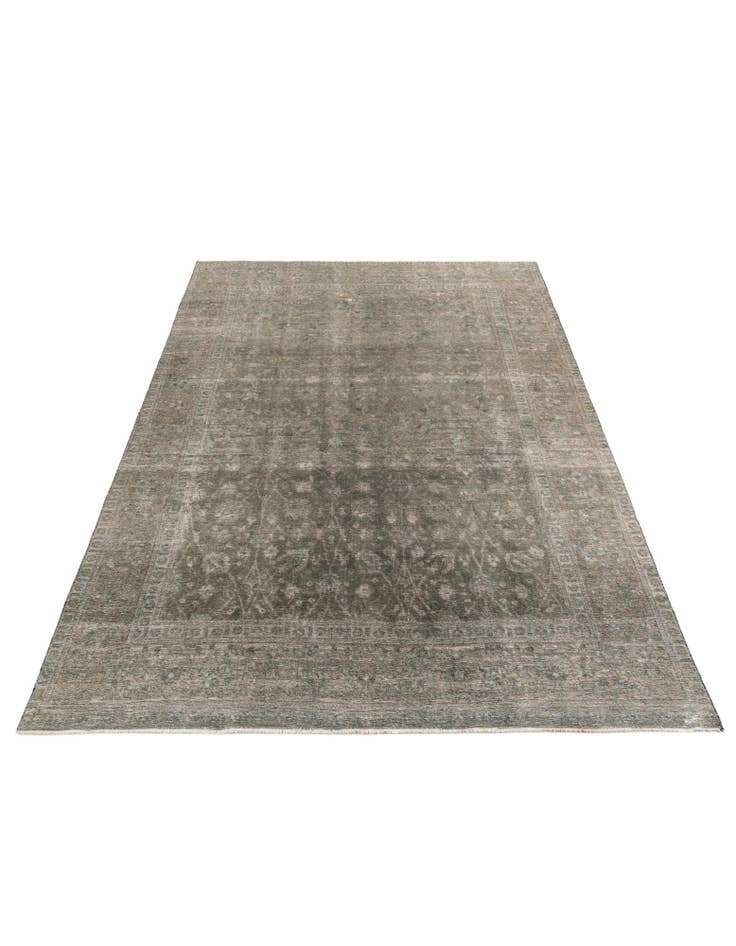 Detail image of 9' 1 x 13'  Hand Knotted Ultra Vintage Persian Wool Rug