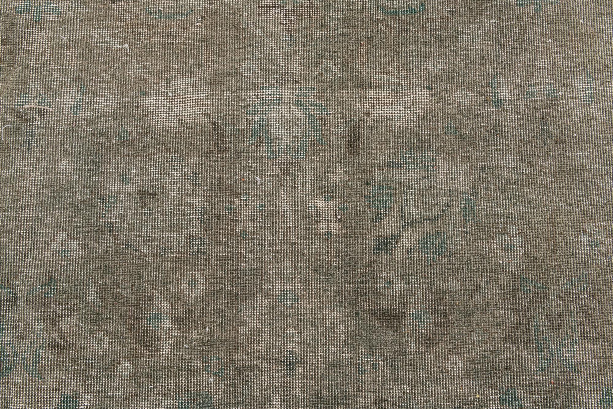 9' 1 x 13' Hand Knotted Ultra Vintage Persian Wool Rug