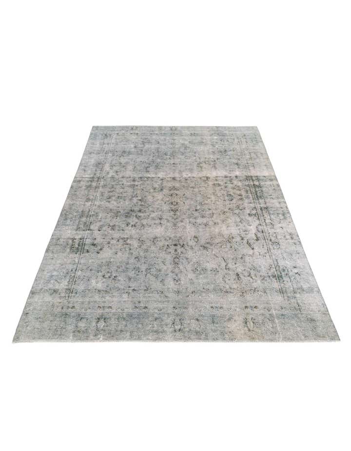 8' x 11' Hand Knotted Ultra Vintage Persian Wool Rug
