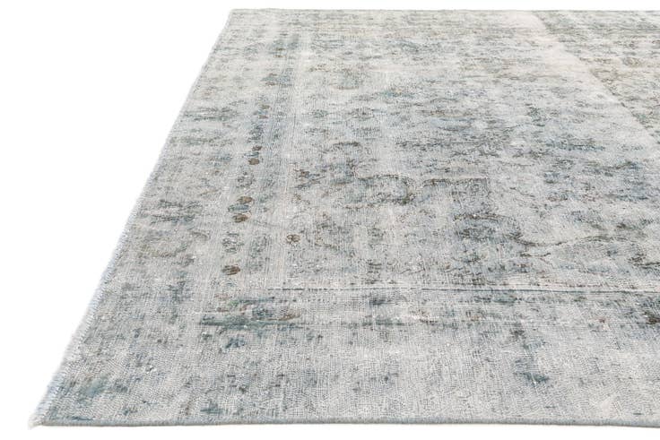 Detail image of 8' x 11' Hand Knotted Ultra Vintage Persian Wool Rug
