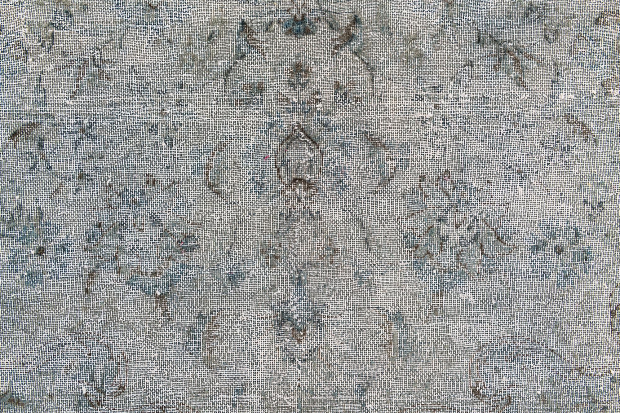 8' x 11' Hand Knotted Ultra Vintage Persian Wool Rug
