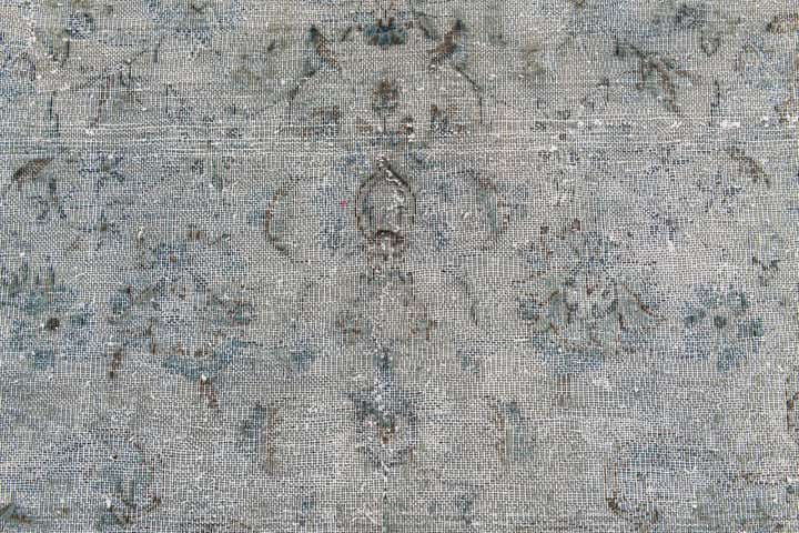 8' x 11' Hand Knotted Ultra Vintage Persian Wool Rug