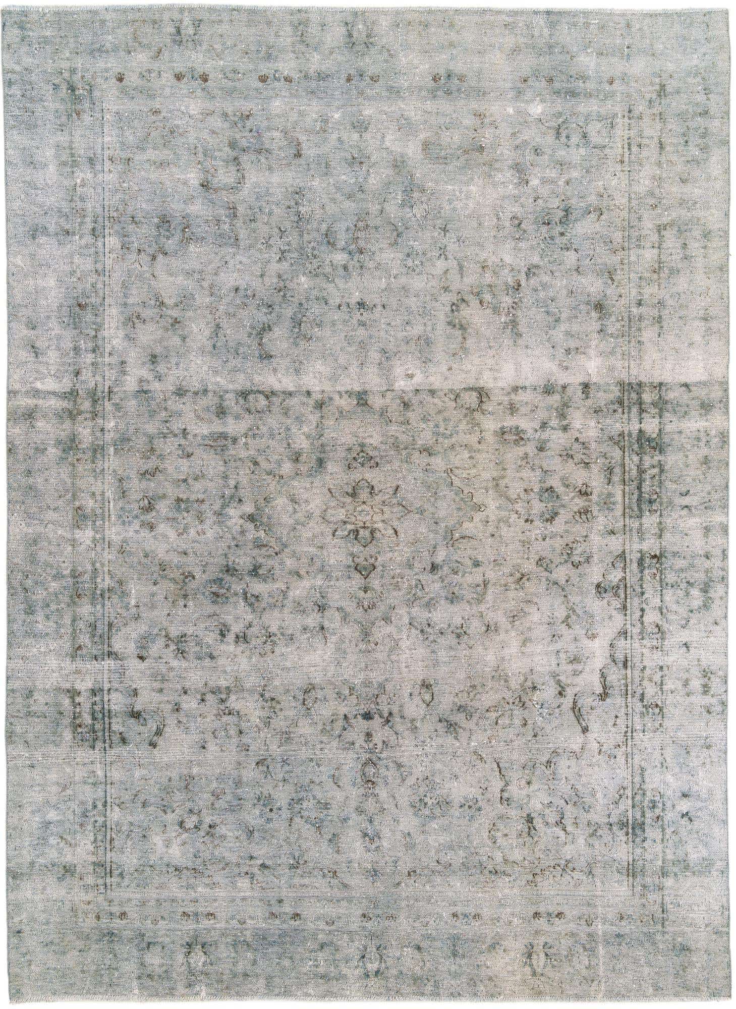 8' x 11' Hand Knotted Ultra Vintage Persian Wool Rug