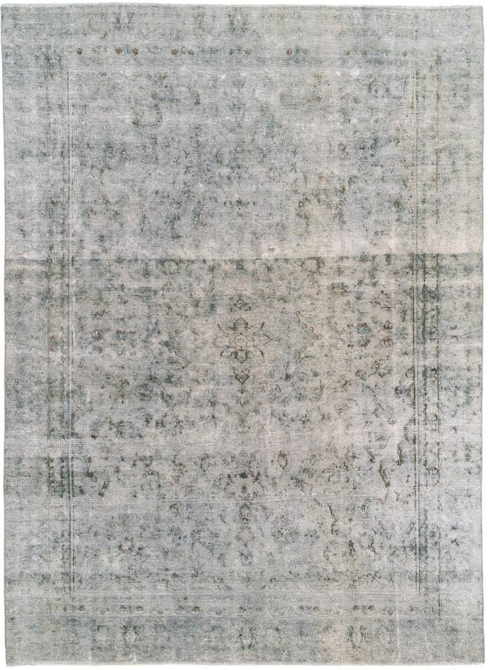 Detail image of 8' x 11' Hand Knotted Ultra Vintage Persian Wool Rug