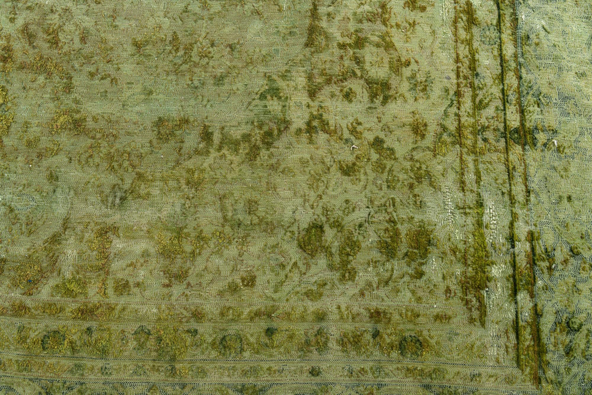 9' 2 x 13' 8 Hand Knotted Ultra Vintage Persian Wool Rug