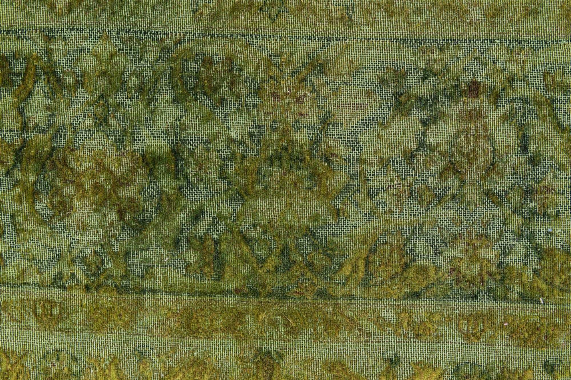 9' 2 x 13' 8 Hand Knotted Ultra Vintage Persian Wool Rug