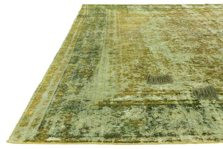 9' 2 x 13' 8 Hand Knotted Ultra Vintage Persian Wool Rug