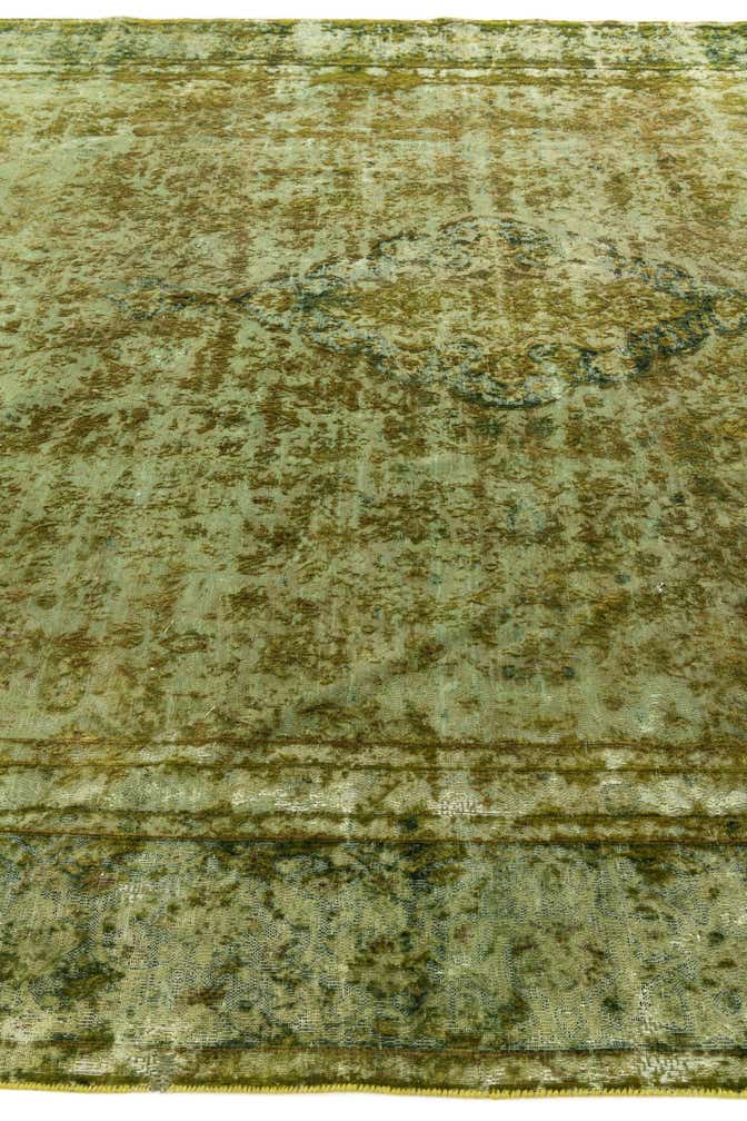 9' 2 x 13' 8 Hand Knotted Ultra Vintage Persian Wool Rug