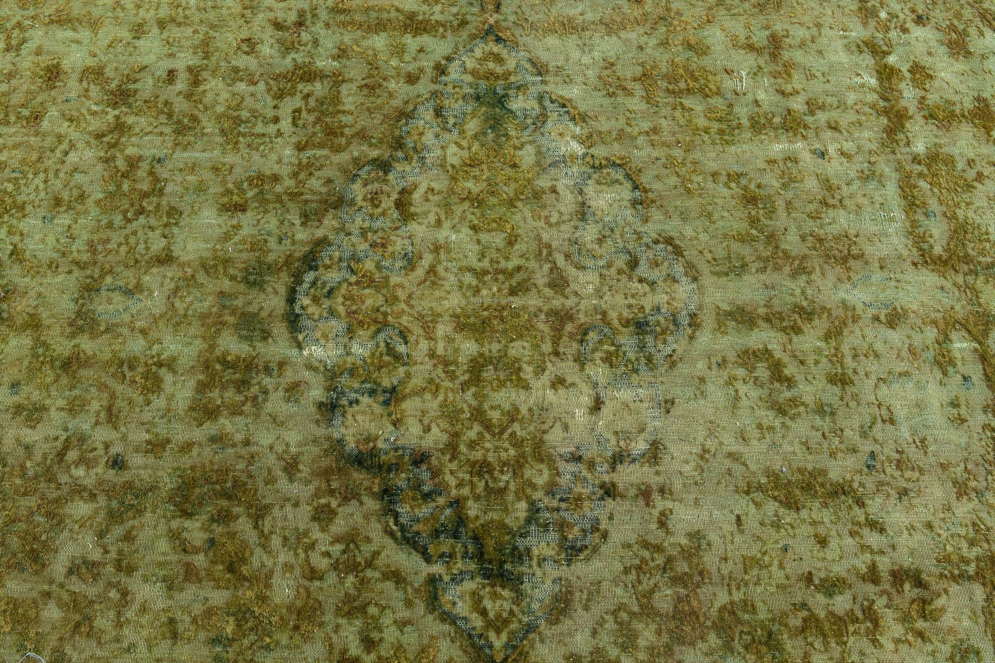 9' 2 x 13' 8 Hand Knotted Ultra Vintage Persian Wool Rug