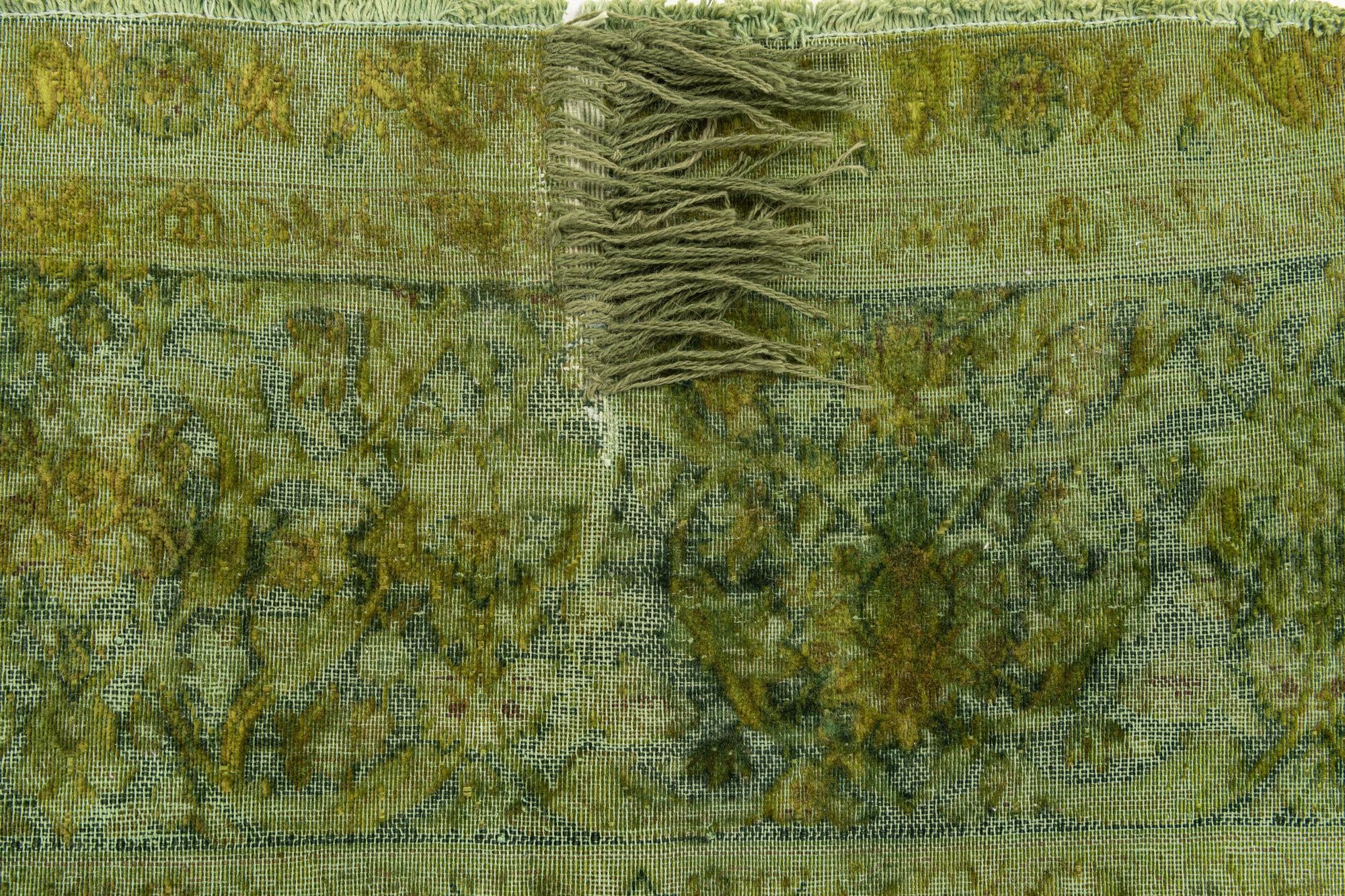 9' 2 x 13' 8 Hand Knotted Ultra Vintage Persian Wool Rug
