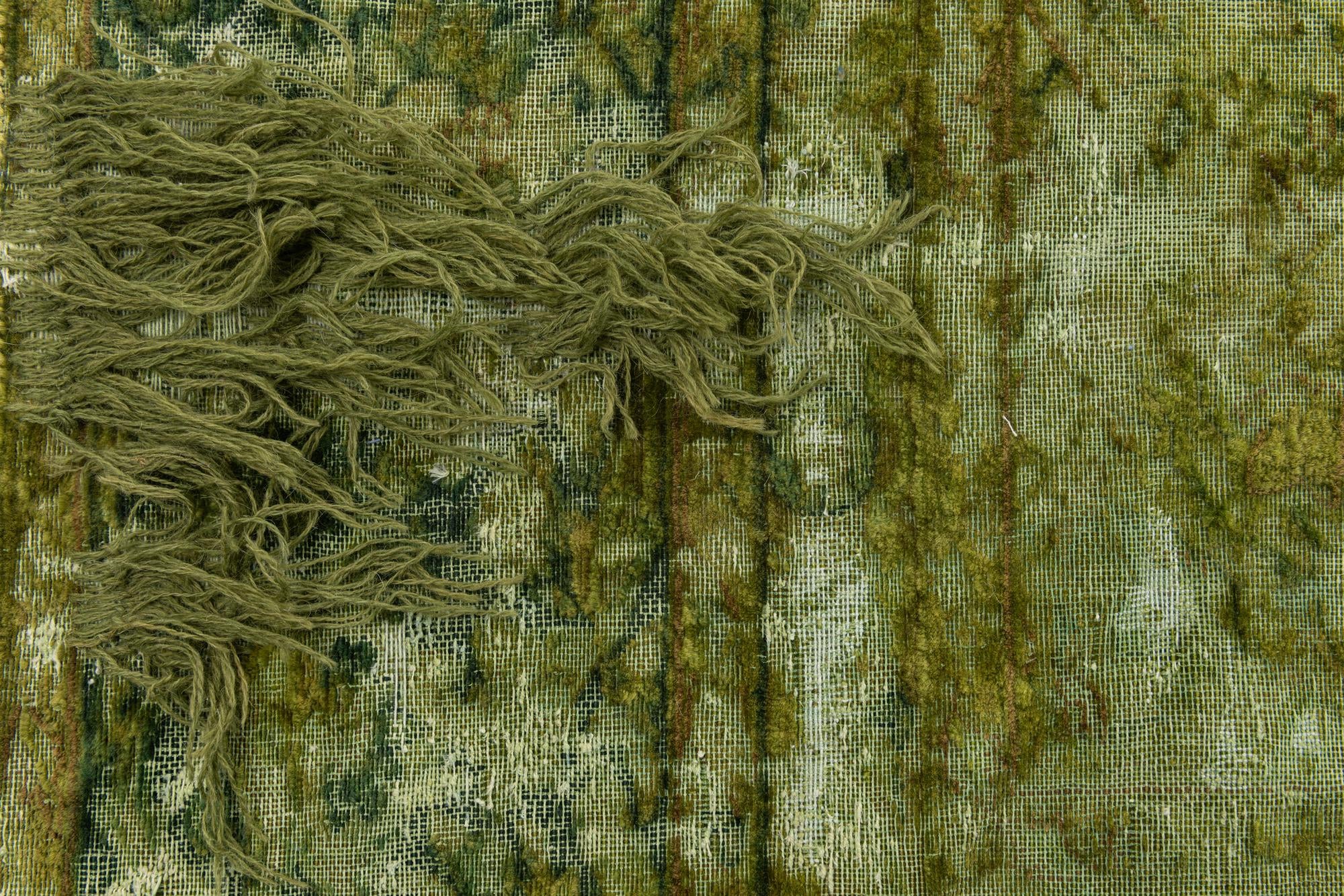 9' 2 x 13' 8 Hand Knotted Ultra Vintage Persian Wool Rug