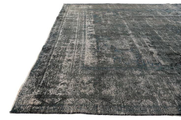 Detail image of 9' 6 x 12' 5 Hand Knotted Ultra Vintage Persian Wool Rug