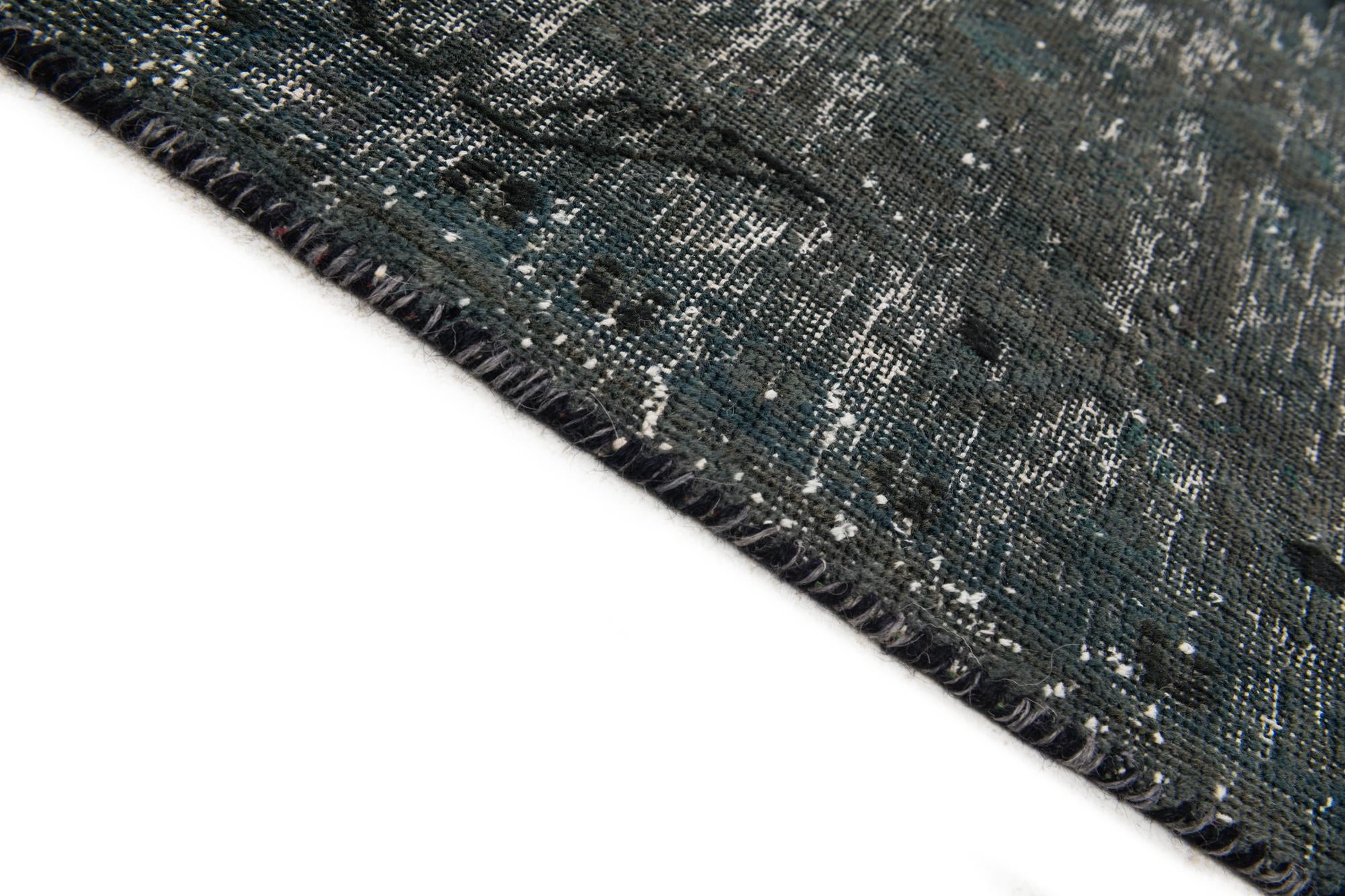 9' 6 x 12' 5 Hand Knotted Ultra Vintage Persian Wool Rug