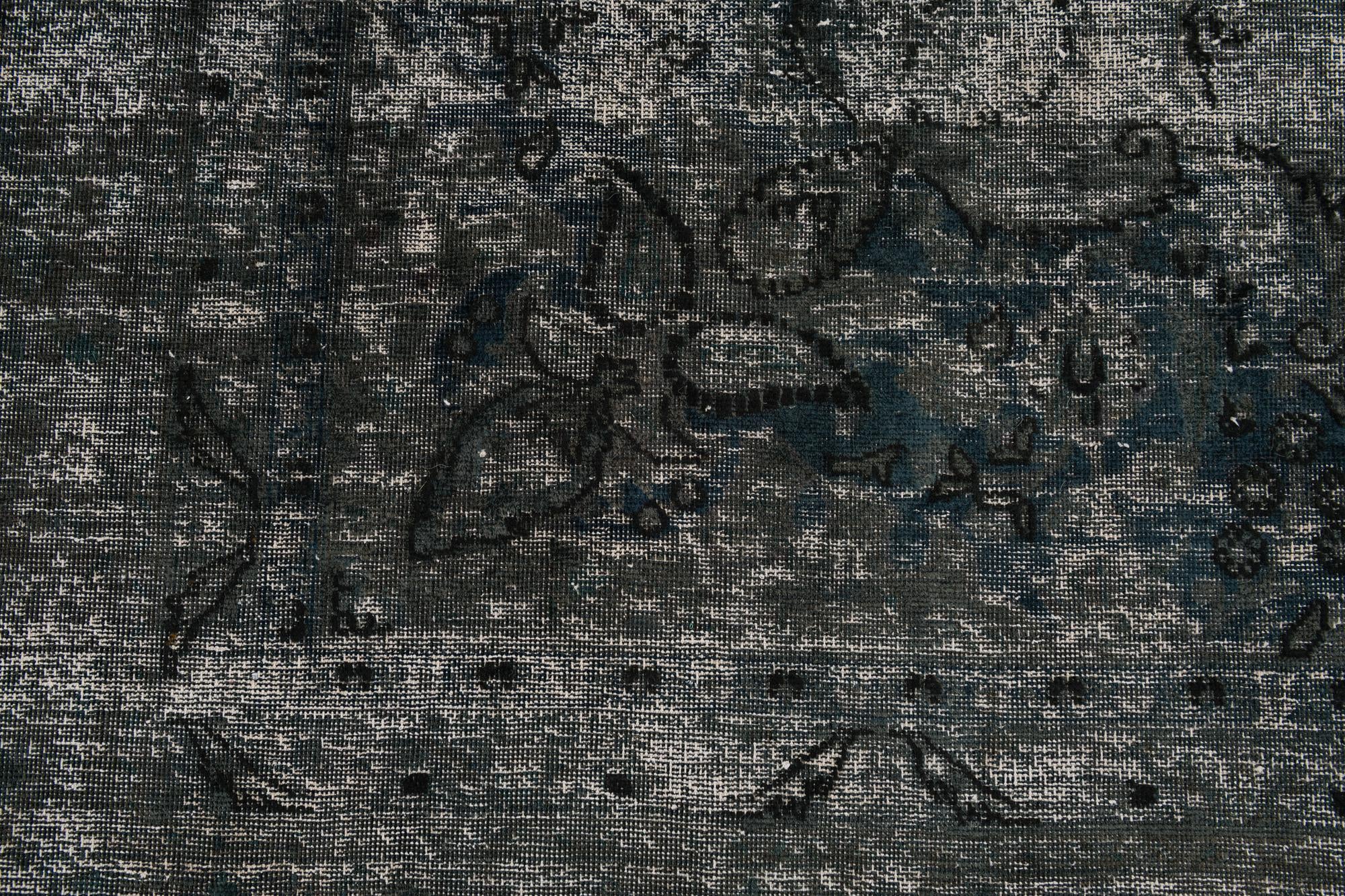 9' 6 x 12' 5 Hand Knotted Ultra Vintage Persian Wool Rug