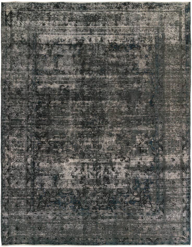 Detail image of 9' 6 x 12' 5 Hand Knotted Ultra Vintage Persian Wool Rug