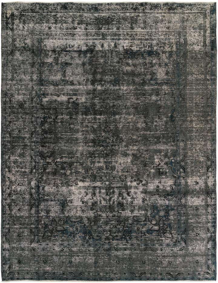 9' 6 x 12' 5 Hand Knotted Ultra Vintage Persian Wool Rug