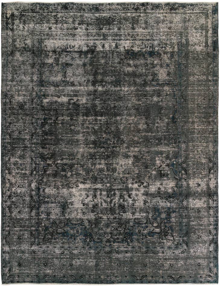 Detail image of 9' 6 x 12' 5 Hand Knotted Ultra Vintage Persian Wool Rug