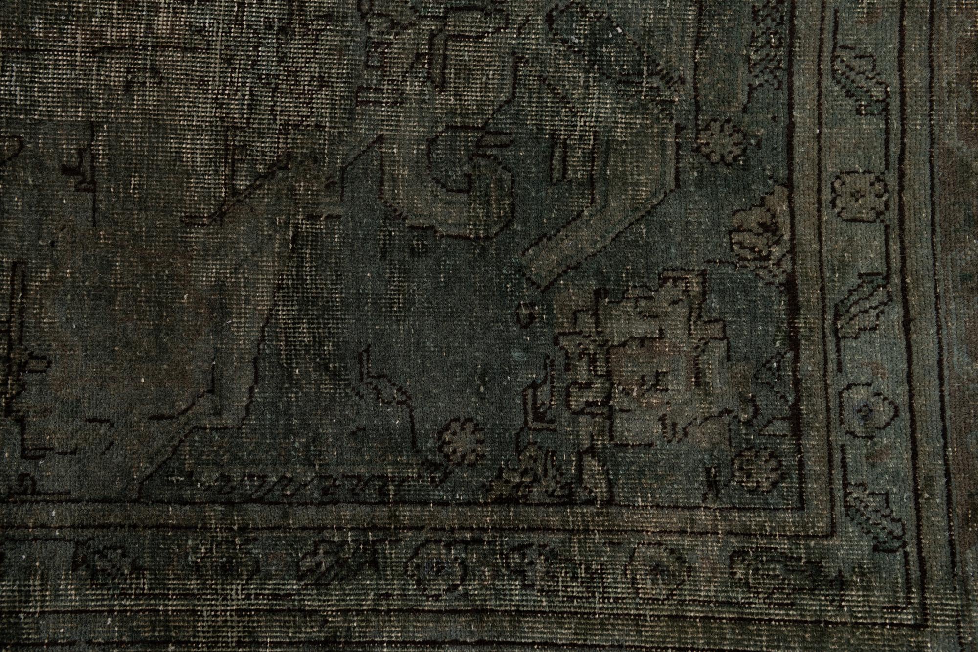 9' 4 x 12' 5 Hand Knotted Ultra Vintage Persian Wool Rug
