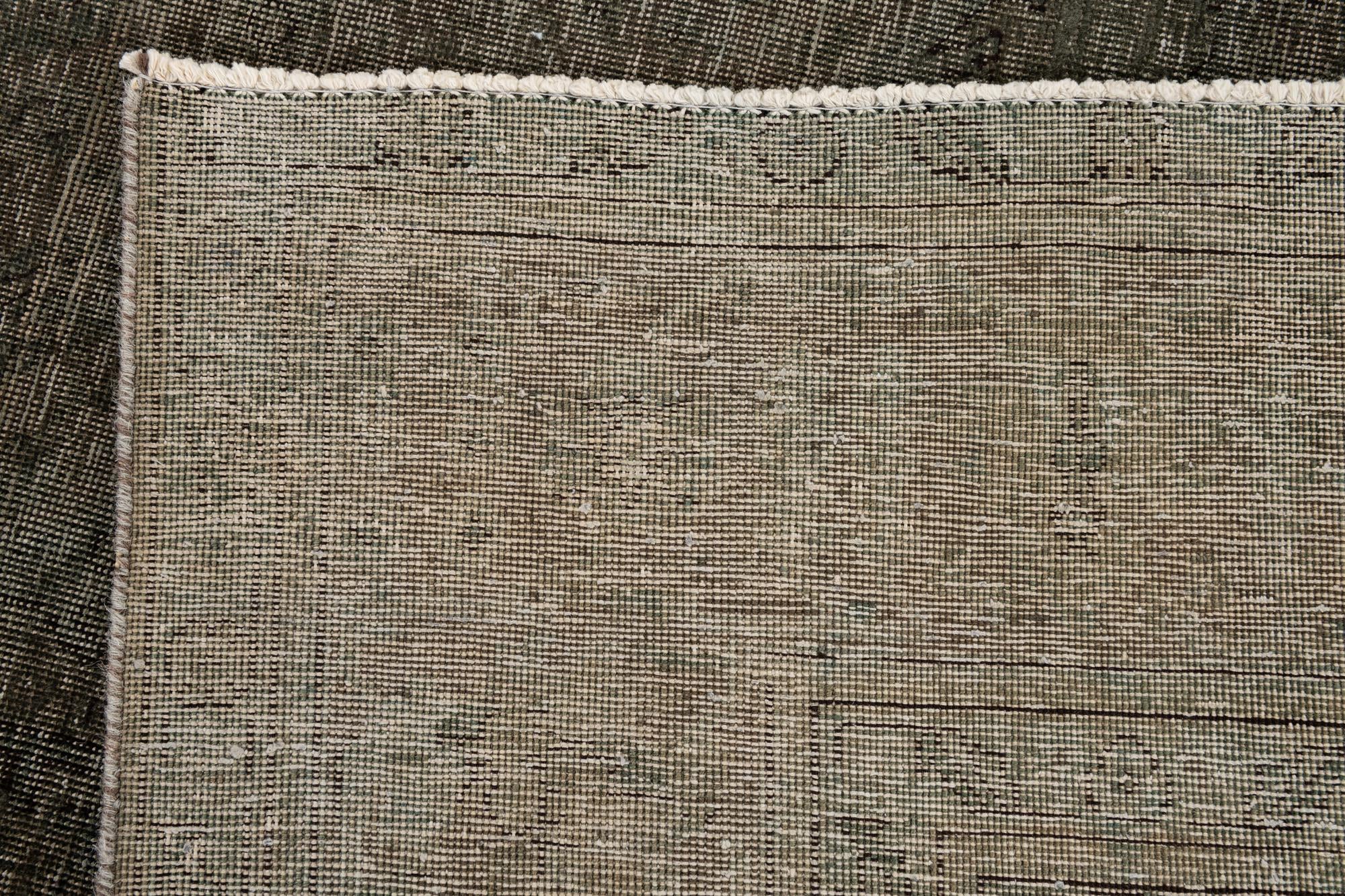 9' 4 x 12' 5 Hand Knotted Ultra Vintage Persian Wool Rug