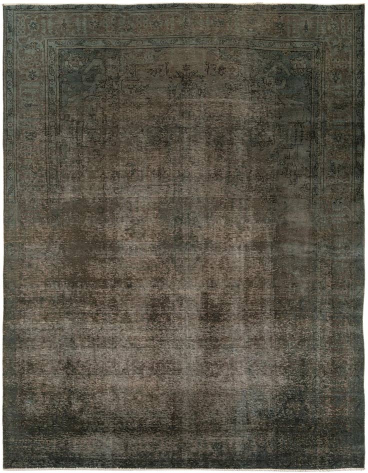 Detail image of 9' 4 x 12' 5 Hand Knotted Ultra Vintage Persian Wool Rug