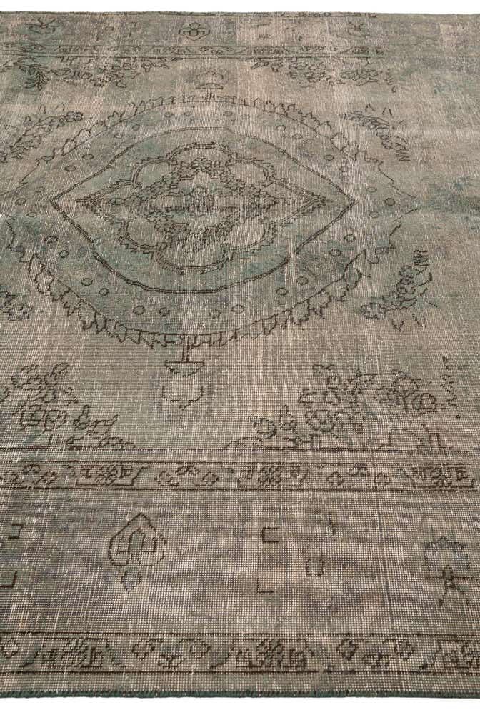 6' 5 x 9' 5 Hand Knotted Ultra Vintage Persian Wool Rug