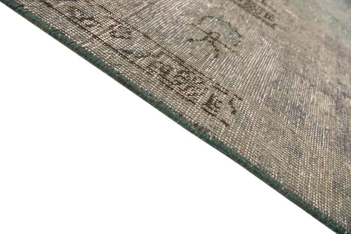 6' 5 x 9' 5 Hand Knotted Ultra Vintage Persian Wool Rug