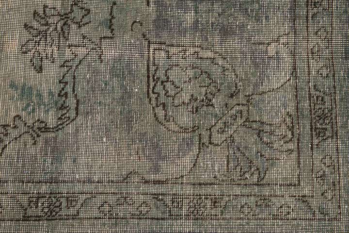 6' 5 x 9' 5 Hand Knotted Ultra Vintage Persian Wool Rug