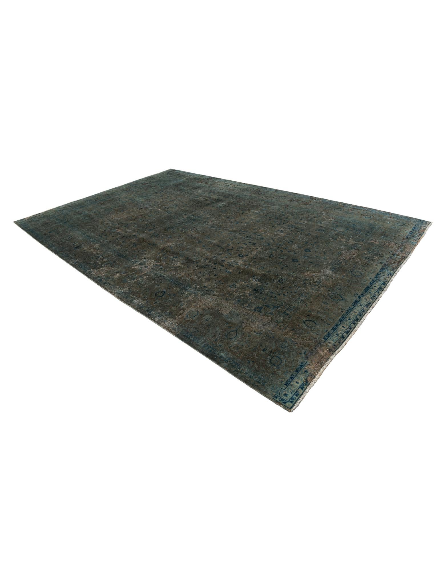 9' x 13' 6 Hand Knotted Ultra Vintage Persian Wool Rug