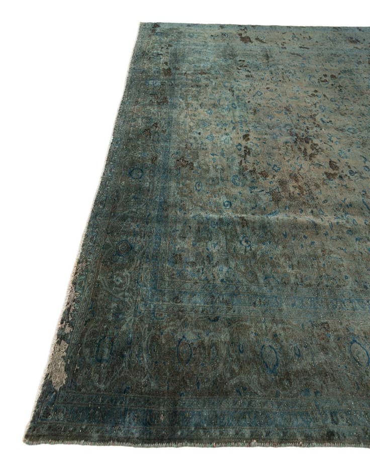 Detail image of 9' x 13' 6  Hand Knotted Ultra Vintage Persian Wool Rug