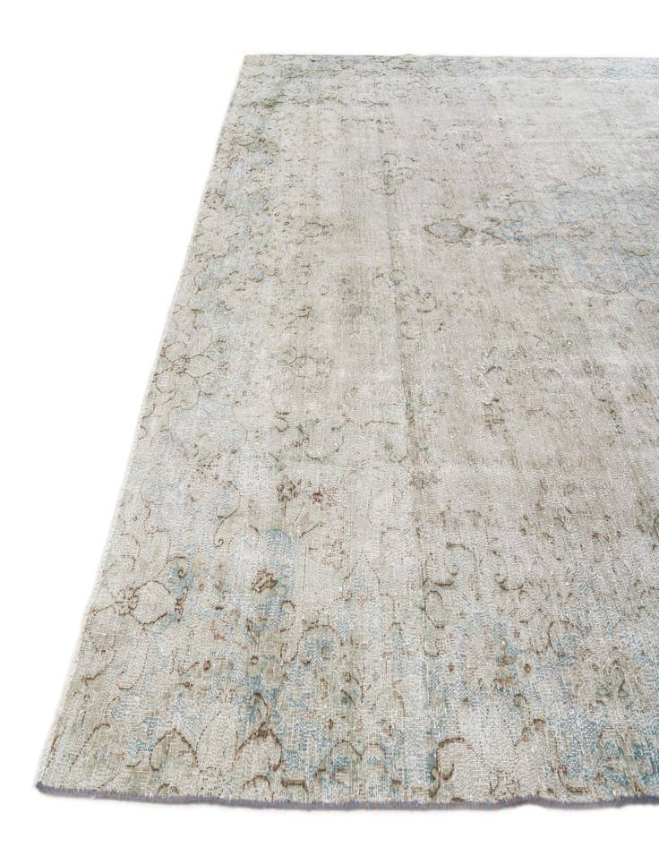 Detail image of 8' 9 x 12'  Hand Knotted Ultra Vintage Persian Wool Rug