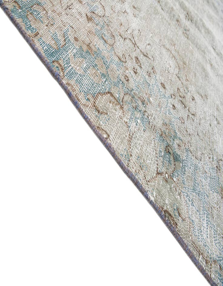 Detail image of 8' 9 x 12'  Hand Knotted Ultra Vintage Persian Wool Rug