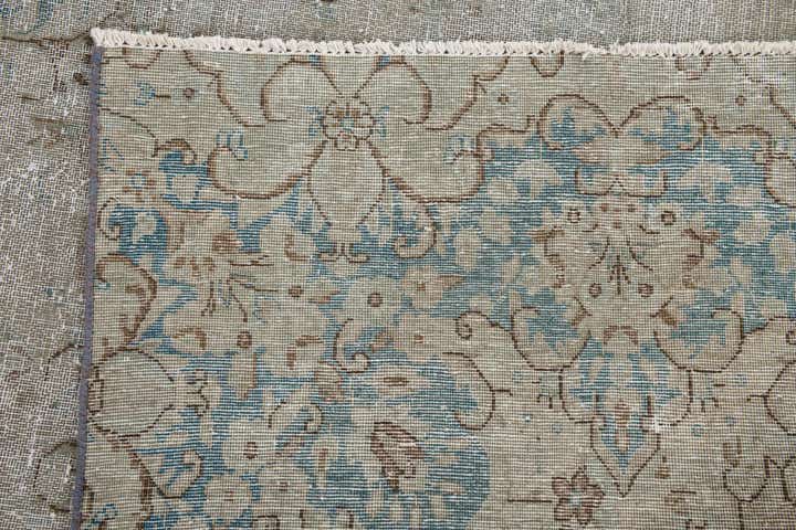 8' 9 x 12' Hand Knotted Ultra Vintage Persian Wool Rug