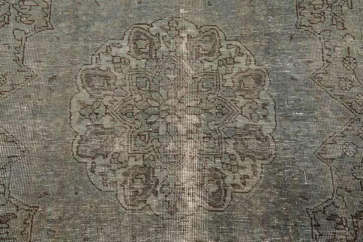 7' 10 x 10' 10 Hand Knotted Ultra Vintage Persian Wool Rug