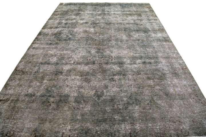 7' 3 x 10' 5 Hand Knotted Ultra Vintage Persian Wool Rug