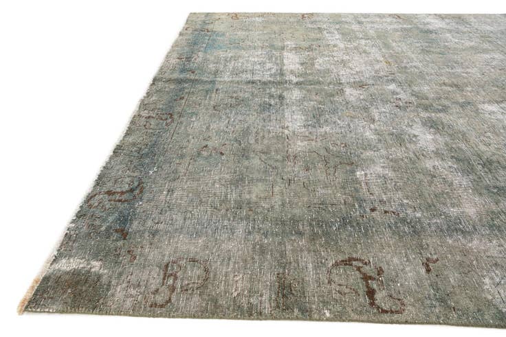 Detail image of 7' 3 x 10' 5 Hand Knotted Ultra Vintage Persian Wool Rug