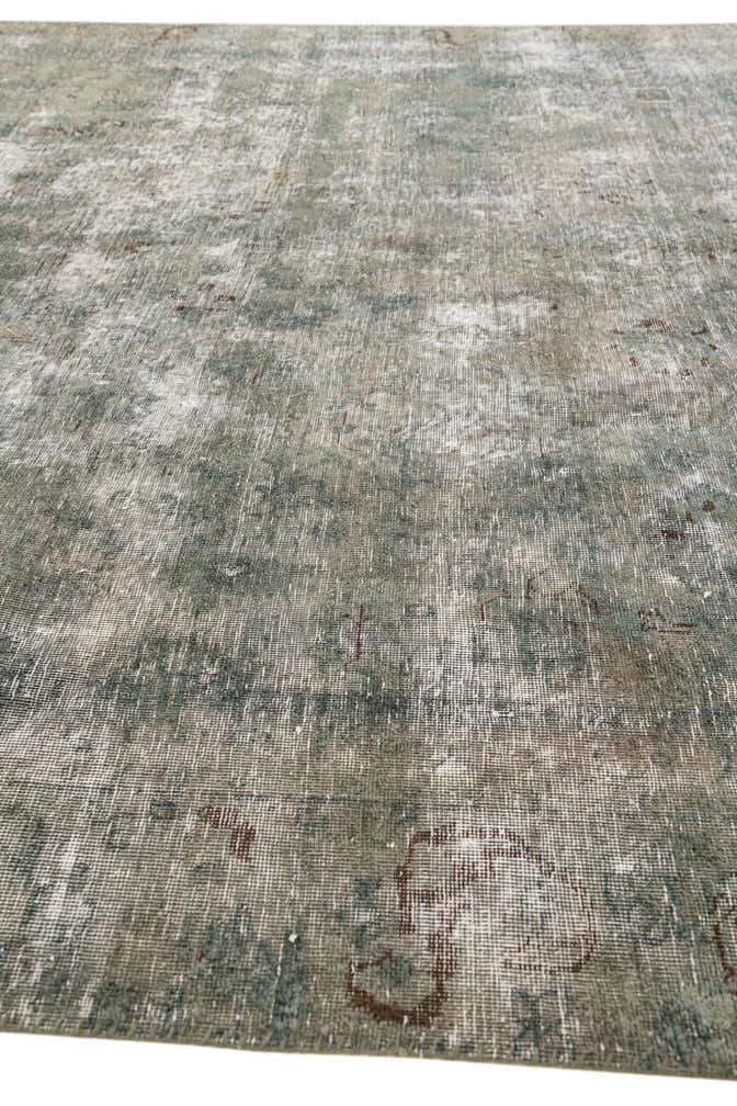 7' 3 x 10' 5 Hand Knotted Ultra Vintage Persian Wool Rug