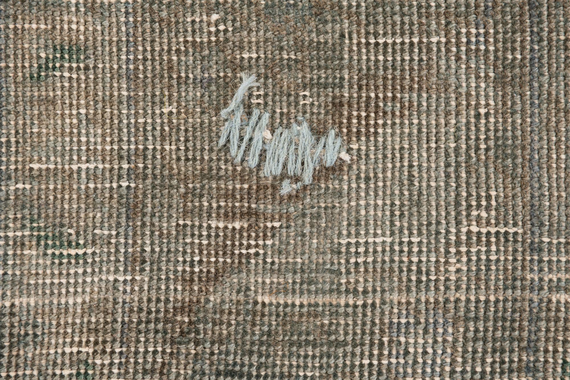 6' 1 x 9' 1 Hand Knotted Ultra Vintage Persian Wool Rug