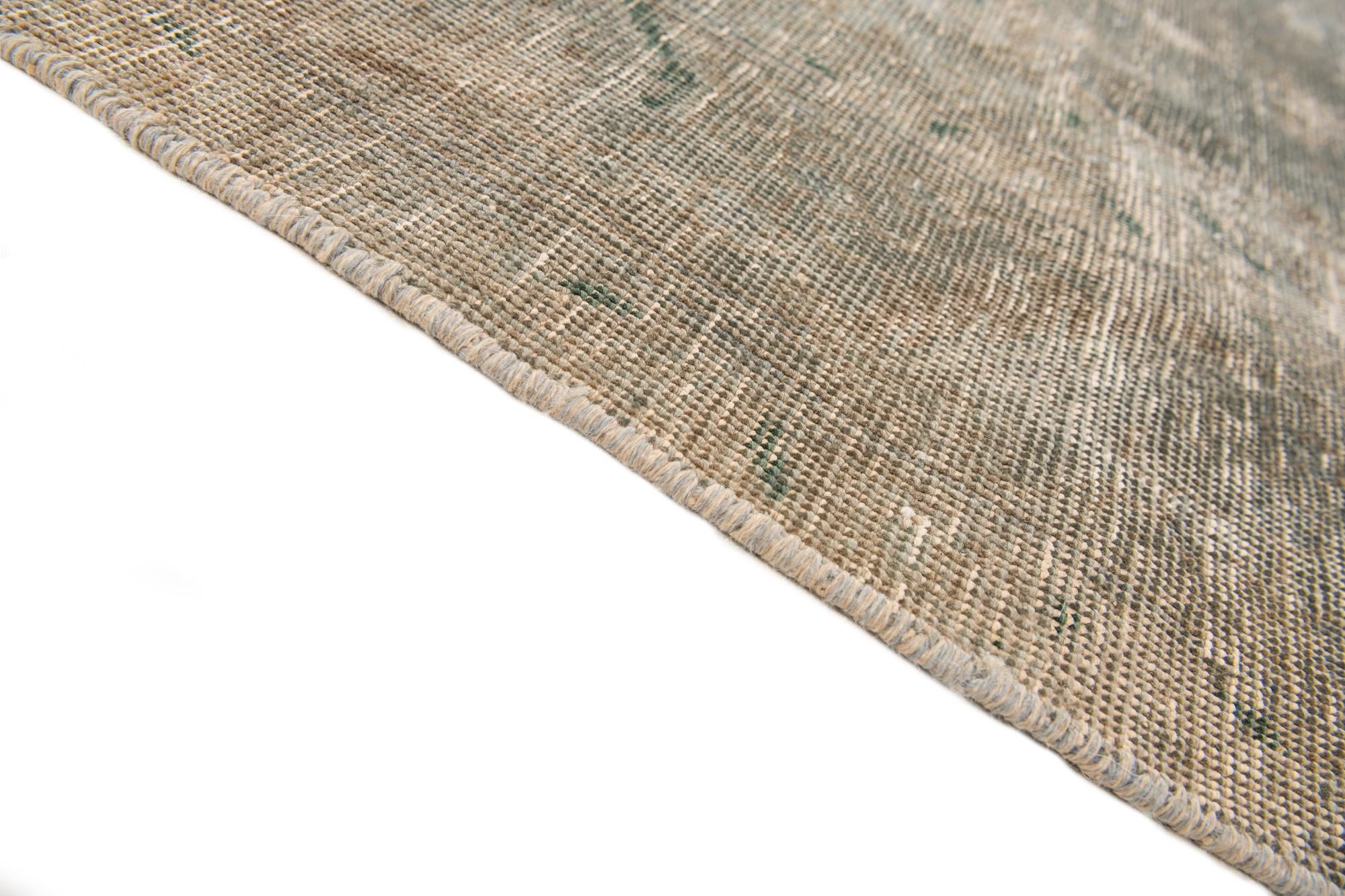 6' 1 x 9' 1 Hand Knotted Ultra Vintage Persian Wool Rug