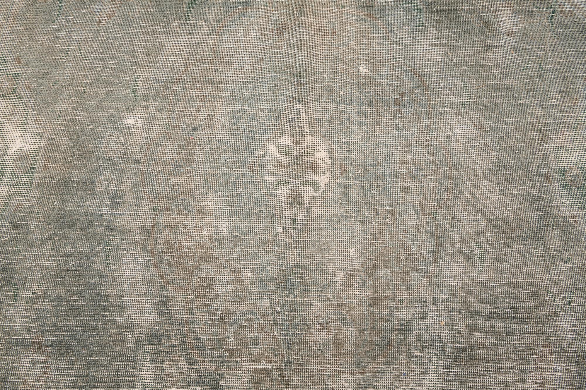 6' 1 x 9' 1 Hand Knotted Ultra Vintage Persian Wool Rug