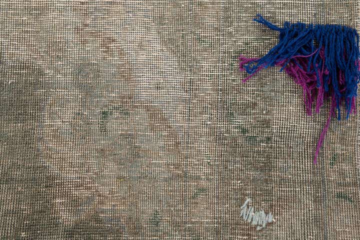 6' 1 x 9' 1 Hand Knotted Ultra Vintage Persian Wool Rug