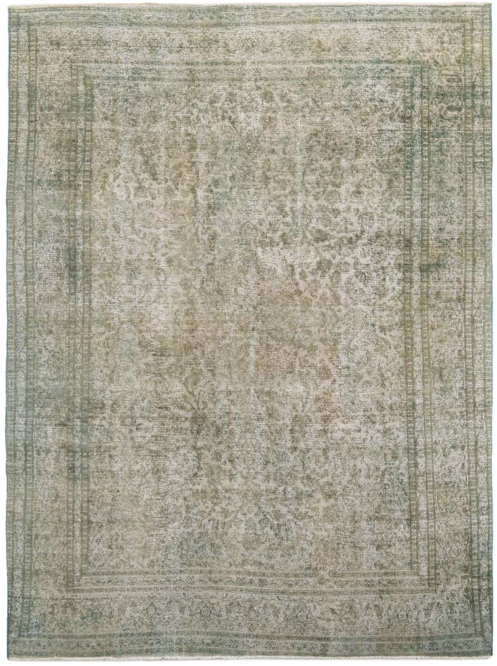 Detail image of 9' 3 x 12' 4 Hand Knotted Ultra Vintage Persian Wool Rug
